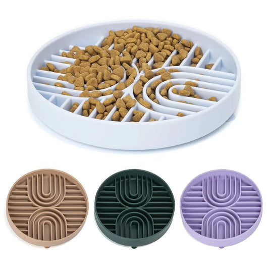 Premium Silicone Slow Feeder Bowl for Dogs