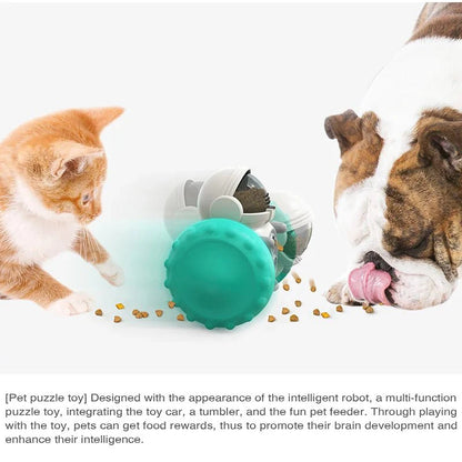 Interactive Slow Feeder Treat Tumbler Toy