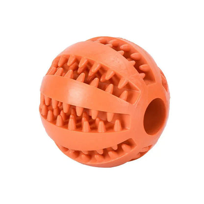 Durable Rubber Dental Chew Ball for Dogs