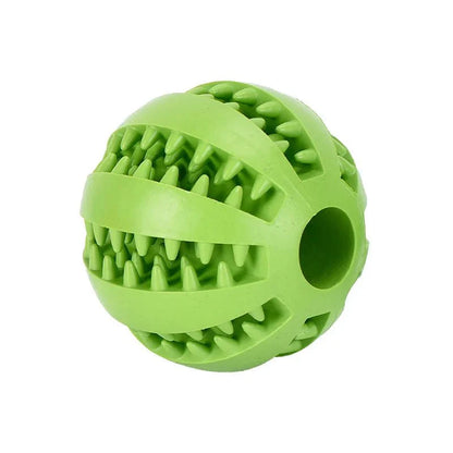 Durable Rubber Dental Chew Ball for Dogs