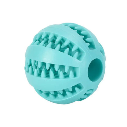 Durable Rubber Dental Chew Ball for Dogs