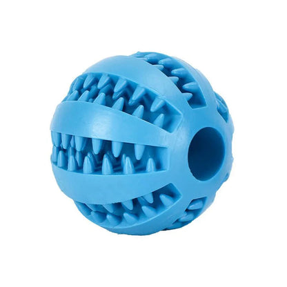 Durable Rubber Dental Chew Ball for Dogs