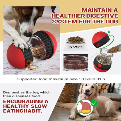 Adjustable Slow Feeder Funnel Ball for Dogs