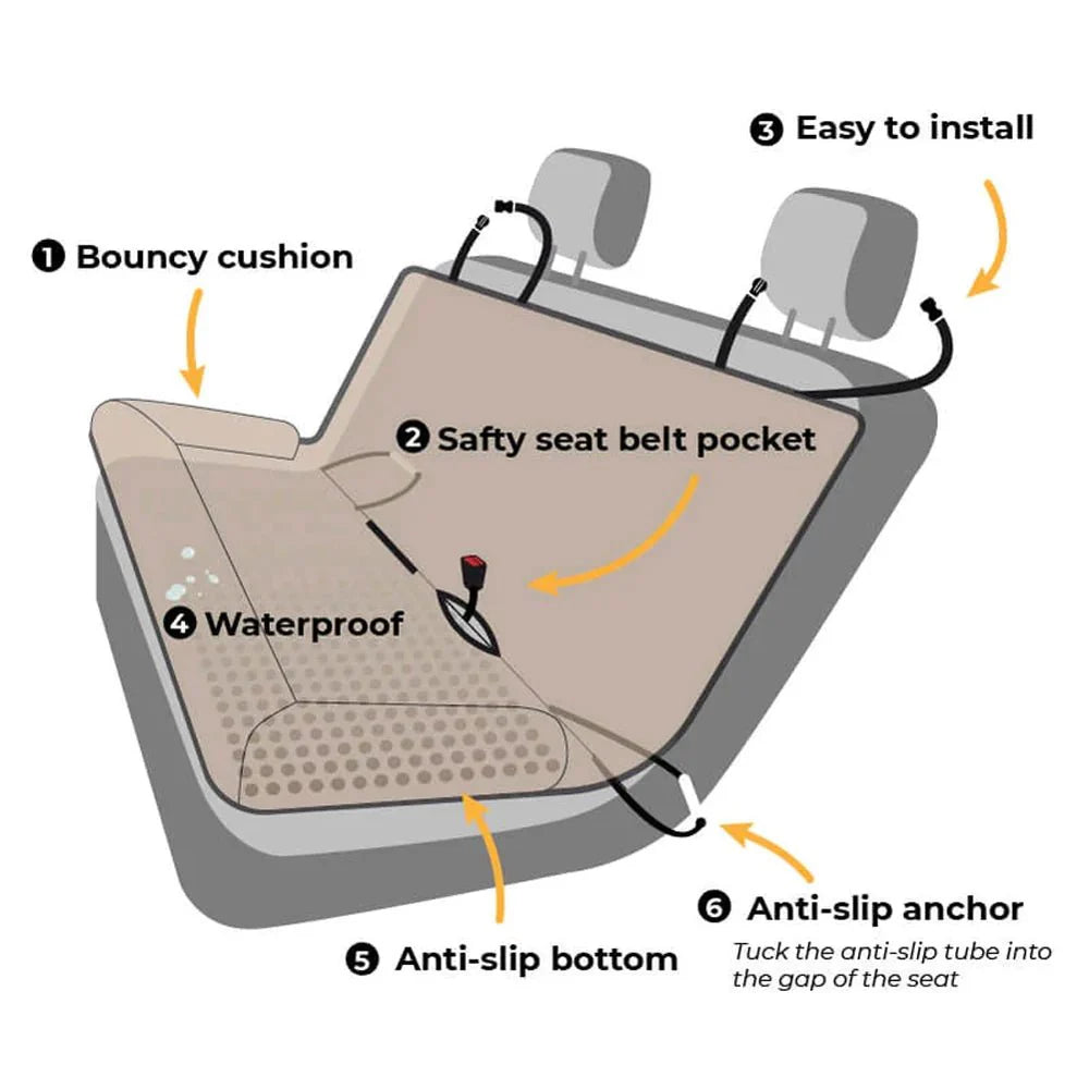 Waterproof Car Seat Cushion for Dogs